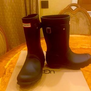 Hunter rain boots new without tags …. Bought wrong size never worn